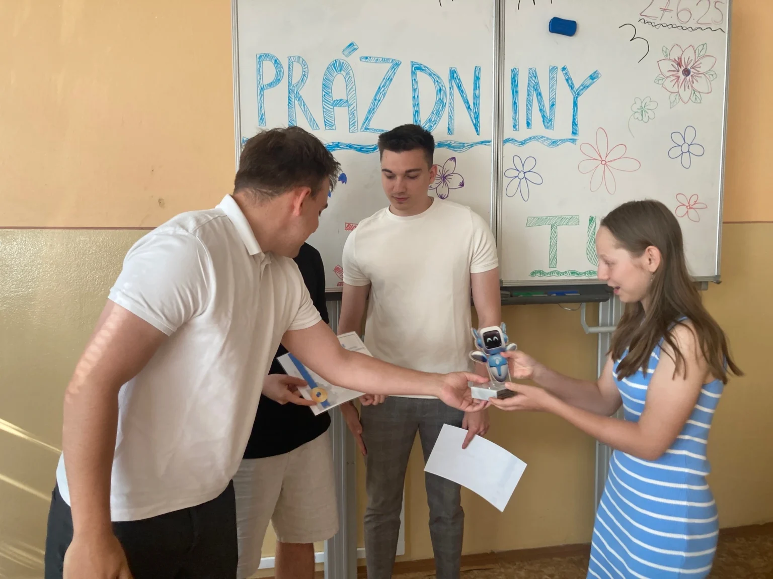 Vítězka soutěže Eva P. z Gymnázia Dačice